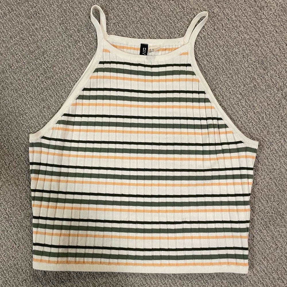 H&M Halter Cropped Tank Top
